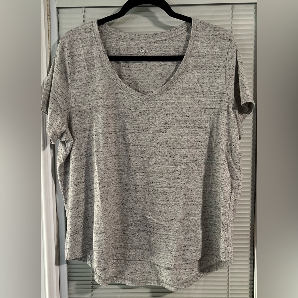 Falls Creek Gray Short Sleeve Relaxed T-Shirt
